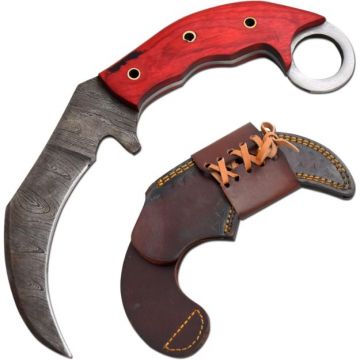 Old Ram Handmade Real Damascus Karambit Knife Collection